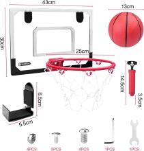 Bebe Basic Basketball Hoop Art.288490 Korvpallirõngas 13 cm palliga