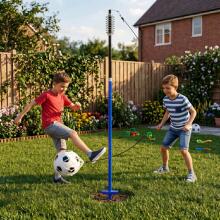 Tetherball jalgpallitreeningu seade nööriga, vedru ja pumbaga