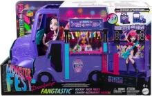 Monster High Draculaura Fangtastic Food Truck – 2-ühes lava ja köögiga mängukomplekt