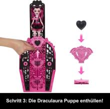 Monster High Skulltimate Secrets – Monster Mysteries Draculaura garderoobikomplekt (19+ üllatust)
