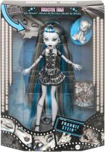 Monster High Reel Drama – Frankie Stein mustvalge kogumisnukk ja plakat