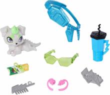Monster High Frankie Stein nukk – lühike kampsun, nahkseelik ja Watzie