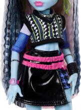Monster High Frankie Stein nukk – lühike kampsun, nahkseelik ja Watzie