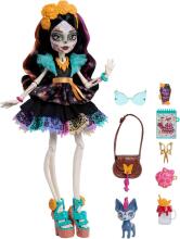 Monster High Skelita Calaveras nukk – värvikas papel picado stiil