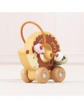 VIGA Bead Maze on Wheels – Hedgehog 12M+