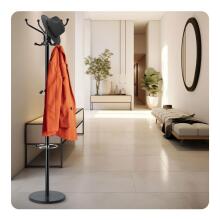 Massido 684100 Standing Clothes Hanger with Marble Base