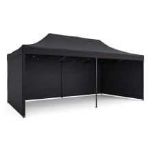 Aedpaviljon 3 seina 3 x 6m must Plonos