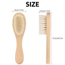 Aolso Wooden Brush Natural Art.289933  Children's comb with natural bristles