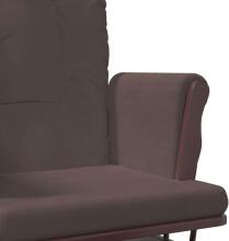 Bebe Basic Rocking Chair with Stool Art.290063 Pink Kiiktool söötmiseks