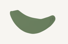 Banana – VALITAV VÄRV pehme mängukiik