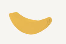 Banana – VALITAV VÄRV pehme mängukiik