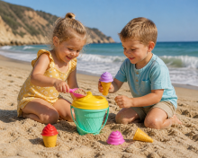 Bebe Basic Sand Toys Ice Art.290212 Liivatarvikute komplekt, 5 tk.