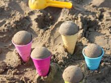 Bebe Basic Sand Toys Ice Art.290212 Liivatarvikute komplekt, 5 tk.