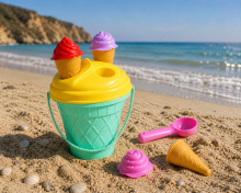 Bebe Basic Sand Toys Ice Art.290212 Liivatarvikute komplekt, 5 tk.