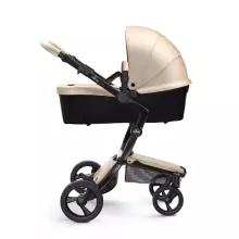 Mima Xari Max Art.290219 Black/Snow White Exclusive set: stroller unit, chassis and carrycot