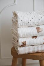 Bebe Basic Muslin Art. 076 Cotton muslin gauze swaddle 1 pc, 80x80 cm