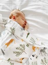 Bebe Basic Muslin Art. 076 Cotton muslin gauze swaddle 1 pc, 80x80 cm