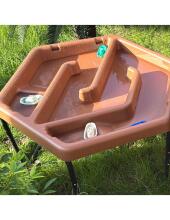 MASTERKIDZ Hexagonal Sand and Water Play Table Adjustable