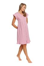 Doctornap  Cotton Night Dress Art.TCB.7455.HEARTS.S.01 Cotton nightgown for pregnant/nursing