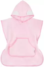 Bocioland Bath Poncho Art.BL181 Pink Rätik-ponso