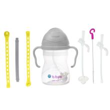 B.BOX 62627 Starter Set 3in1 - Pudeli koos õhutusventiiliga 240ml Hall + Sidrunisorbett Kaelarihm + Varuõhutusventiilid