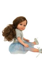 Arias nukk tüdruk Carlota sinises seelikus, 36 cm
