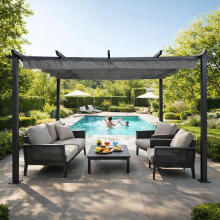 Aed pergola terrassile 3x4 m terasest varikatus hall MultiGarden
