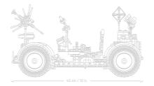 LEGO Technic NASA Apollo Kuu Rändur Sõiduk - LRV