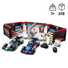 LEGO City F1 Garaaz & Mercedes-AMG & Alpine Autod