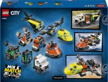 LEGO City lennuk, teenindusauto ja õhulaev remix