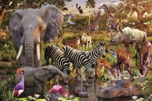 Ravensburgeri pusle 3000 tk Aafrika loomade maailm