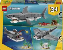 LEGO Creator Hirmus Hai koos Aarekarbiga