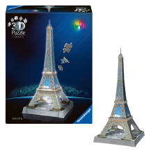 Ravensburger 3D Pusle LED Valgusega: Eiffeli Torn