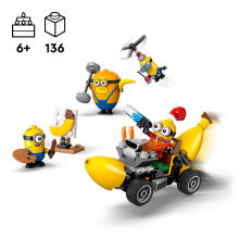 LEGO Minions Minionid ja Banaaniauto