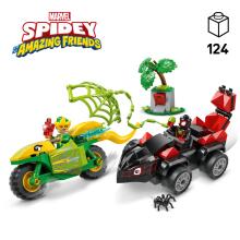 LEGO Spidey Spin ja Electro Dinosaurus Sõiduki Jahi