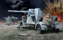 Revelli plastmudel 8,8 cm Flak 37 + Sd.Anh.202 1:72