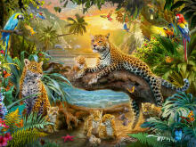 Ravensburgeri pusle 1500 tk Savannah elustab