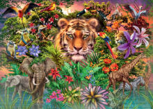 Пазл Ravensburger 1000 деталей: Джунглевый тигр