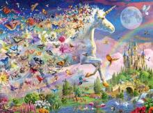 Ravensburger Glow In The Dark Puzzle 200 Tükki: Muinasjuttude Maa