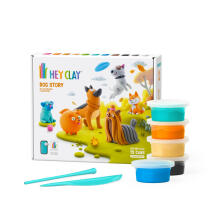 HEY CLAY modelleerimissavi 15 tk: Koera valik