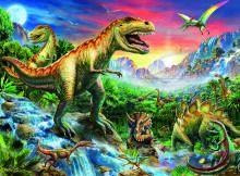 Ravensburger pusle 100 tk Dinosaurusete aeg