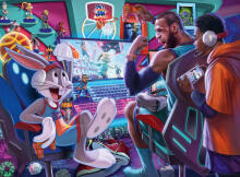Ravensburger pusle 300 tk Space Jam