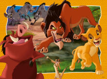 Ravensburger pusle 200 tk Mufasa