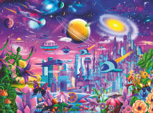 Ravensburger pusle 200 tk Kosmiline linn