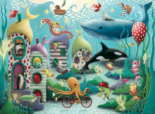 Ravensburger pusle 100 tk Allveemaailma imed