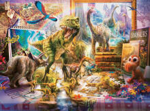Ravensburger pusle 100 tk Dinosaurus laste toas