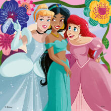 Ravensburgeri pusle 3x49 tk Disney printsessid