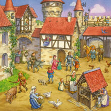 Ravensburger Pusle 3x49 tk Rüütli Turniir