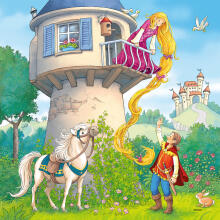 Ravensburger pusle 3x49 tk Rapunzel, Punamütsike ja Konnakuningas