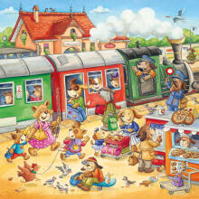 Ravensburger Pusle 3x49 tk Puhkus Maal